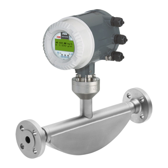 ABB CoriolisMaster FCB300 Serie Instrucciónes De Puesta En Marcha