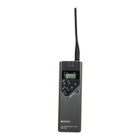 Sony WRR-805A Manual De Instrucciones