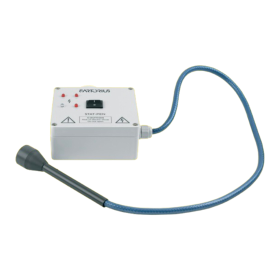 Sartorius STAT-PEN YSTP01 Instrucciones De Manejo