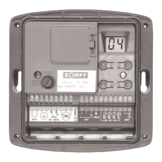 SOMFY Axroll Manuales