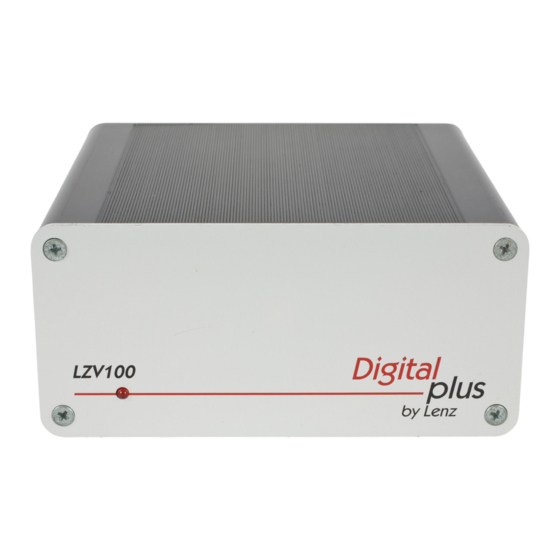 Lenz Digital Plus LZV100 Manual Del Usuario