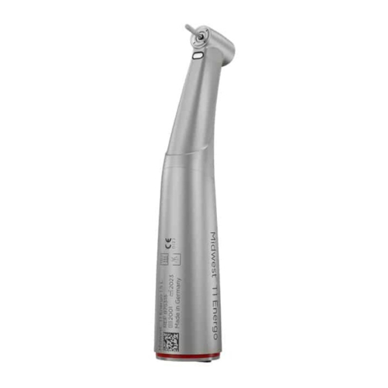 Dentsply Sirona T1 Energo Manual Del Operador