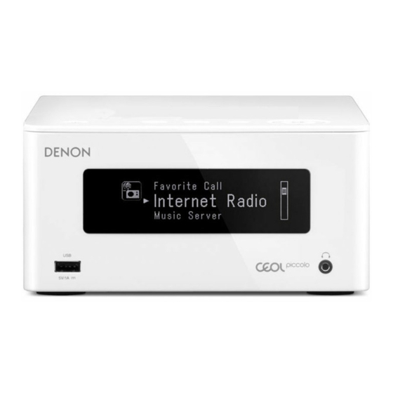 Denon CEOL piccolo DRA-N4 Manual Del Usuario