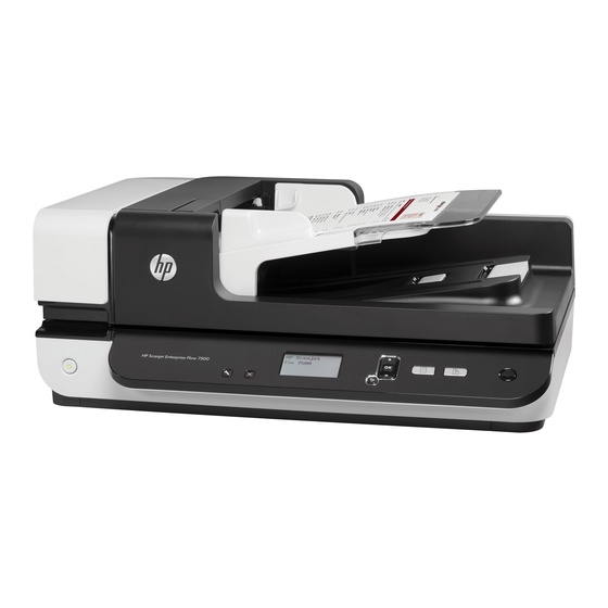 HP Scanjet Enterprise Flow 7500 Guía Para La Instalación