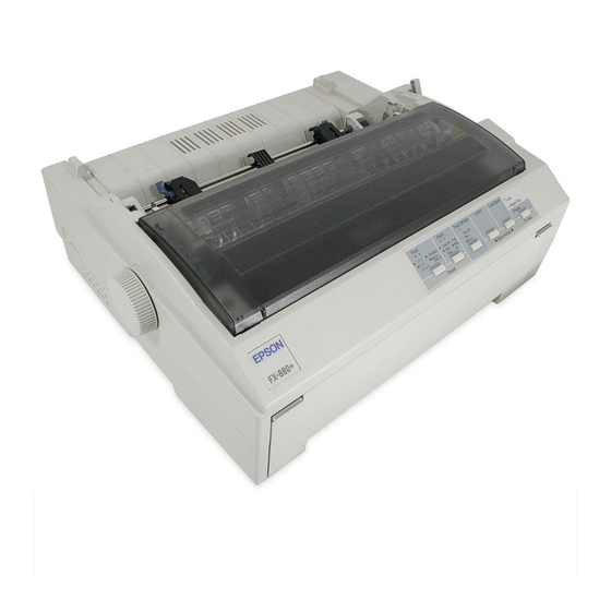 Epson FX-880+ Manual De Referencia