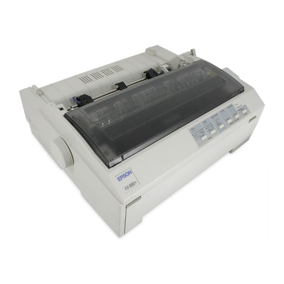 Epson FX-880+ Guia De Instalacion