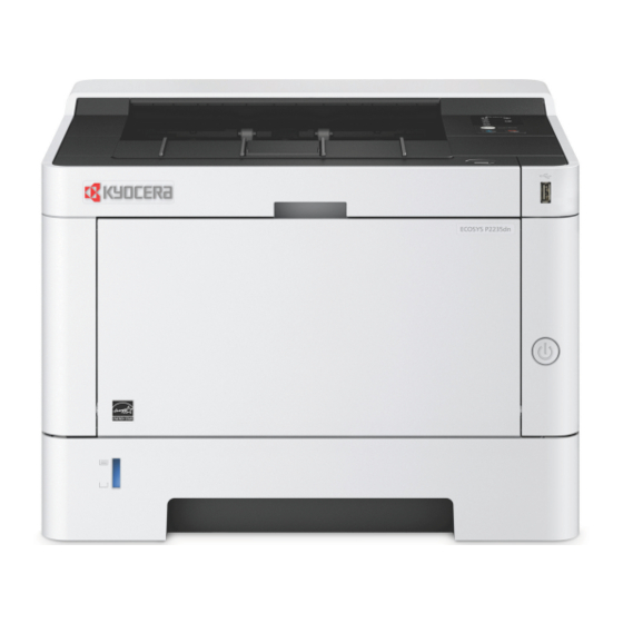 Kyocera ECOSYS P2235dn Manual De Instrucciones
