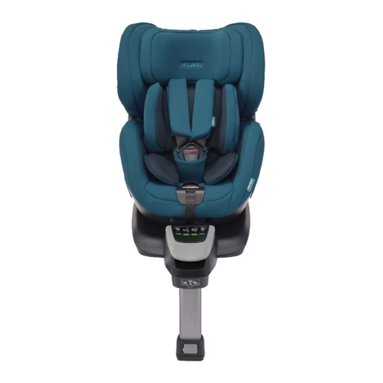 RECARO SALIA Manual De Instrucciones