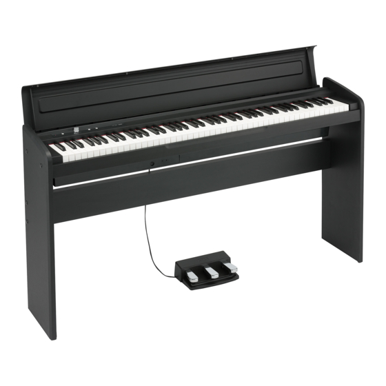 Korg LP-180 Manual Del Usuario