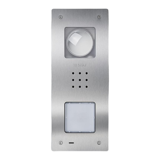 SSS Siedle BCVU 850-1-0 E Informacion De Producto