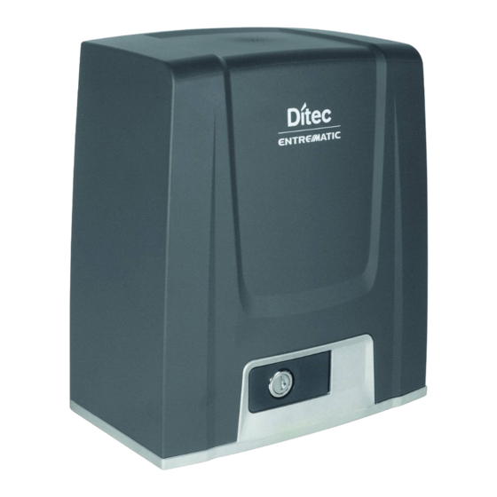 entrematic Ditec ION4 Manual Tecnico