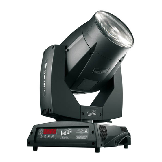 Clay Paky ALPHA BEAM 300 Manual De Instrucciones
