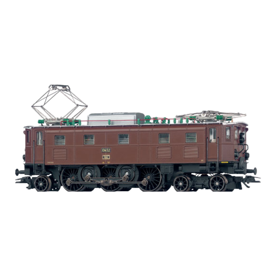 marklin Ae 3/6 II Serie Manual De Instrucciones