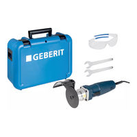 Geberit RE 1 Instrucciones De Servicio