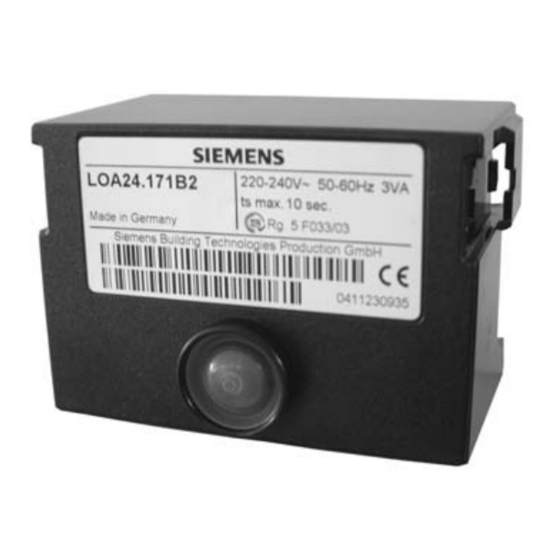 Siemens LOA2 Serie Manuales