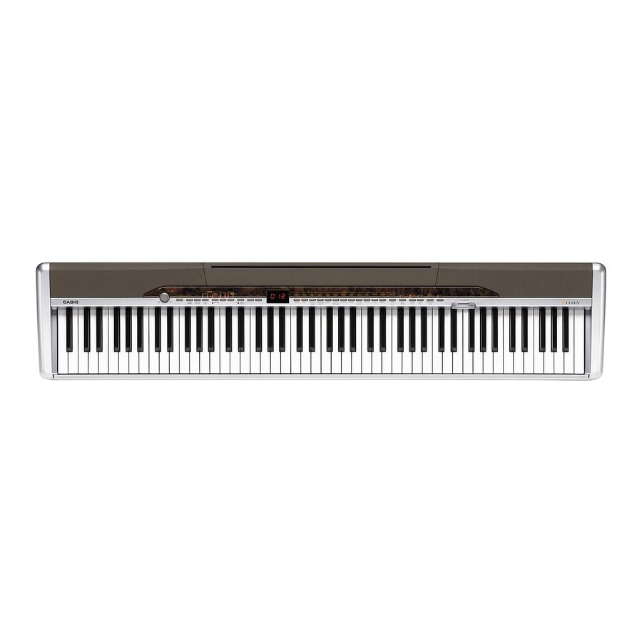 Casio Privia PX-200 Guia Del Usuario