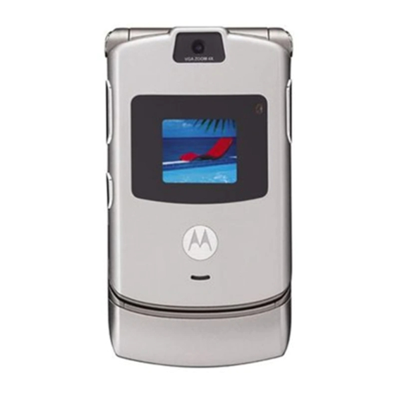 Motorola V3 GSM Manual Del Usuario