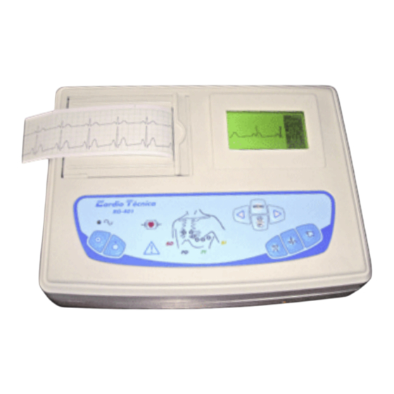 CardioTécnica RG-401 PLUS Manual Del Usuario