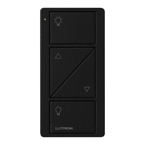 Lutron Pico Manual Del Usuario