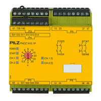 Pilz PNOZ XV2.1P Manual De Instrucciones