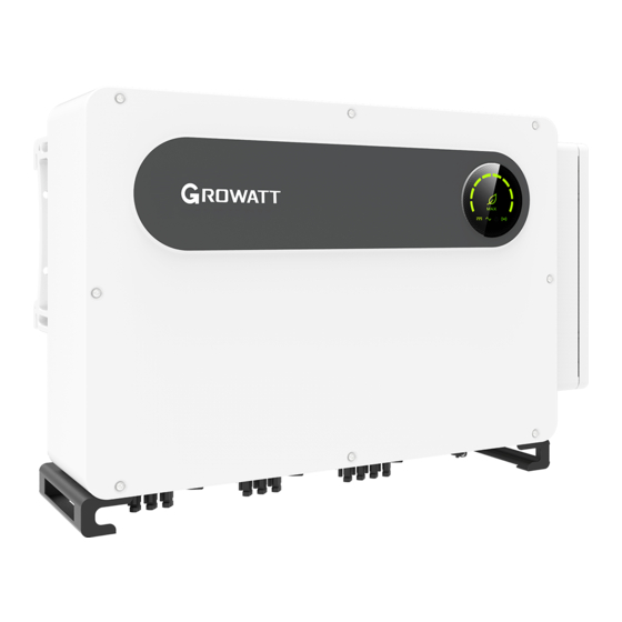 Growatt MAX 100-150KTL3-X LV/MV Guía Rápida