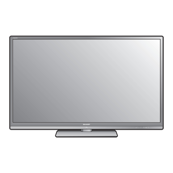 Sharp Aquos TMAN-A043WJZZ Manual De Instrucciones