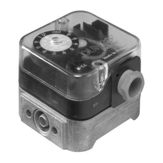 Dungs GW A4 Serie Instrucciones De Servicio Y De Montaje
