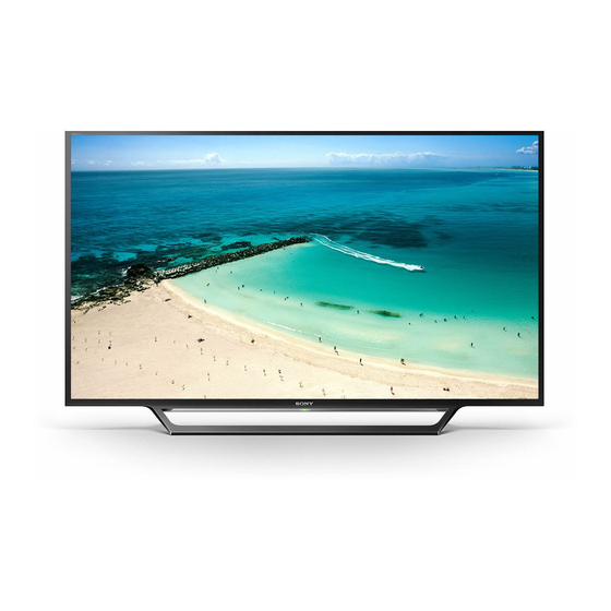 Sony Bravia KDL-48W659D Manuales