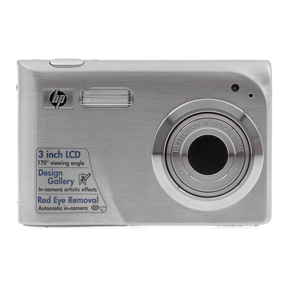 HP Photosmart R927 Guia Del Usuario