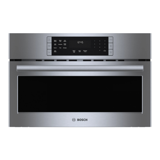 Bosch HMC80152UC Manual De Uso Y Cuidado