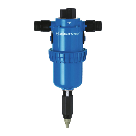 dosatron D45RE15 Guia De Inicio Rapido
