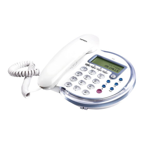 Topcom T41 Manual De Usuario