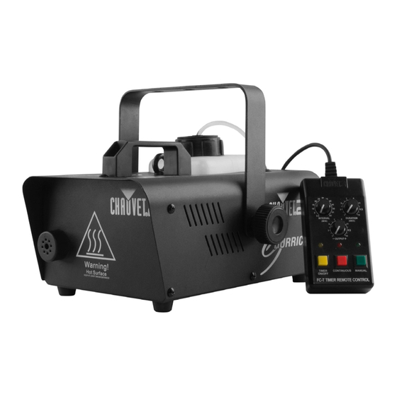Chauvet DJ HURRICANE 1200 MR Guía De Referencia Rápida