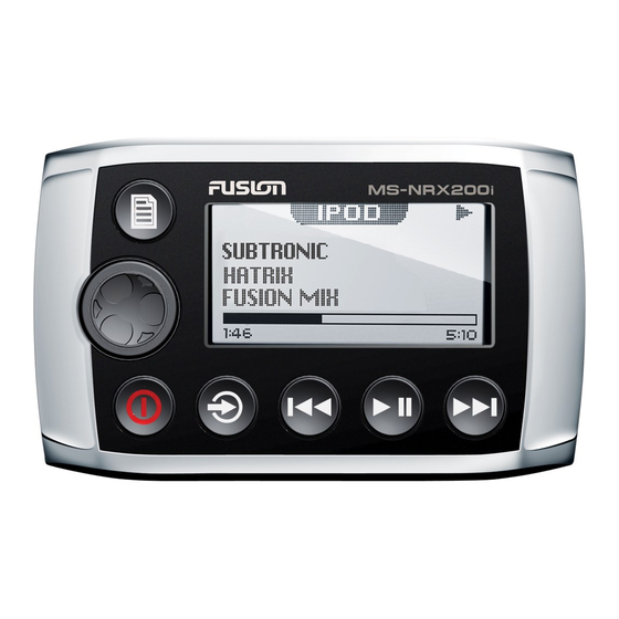 Fusion Ms-NRX200i Manual De Instrucciones