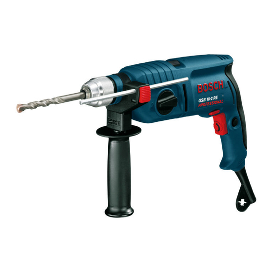 Bosch GSB Professional 18-2 Manual Original