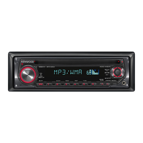 Kenwood KDC-W3041 Manual De Instrucciones