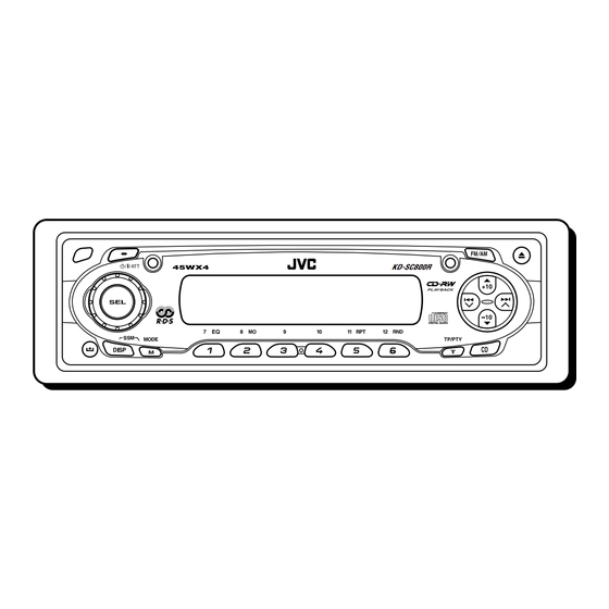 JVC KD-SC800R Manual De Instrucciones