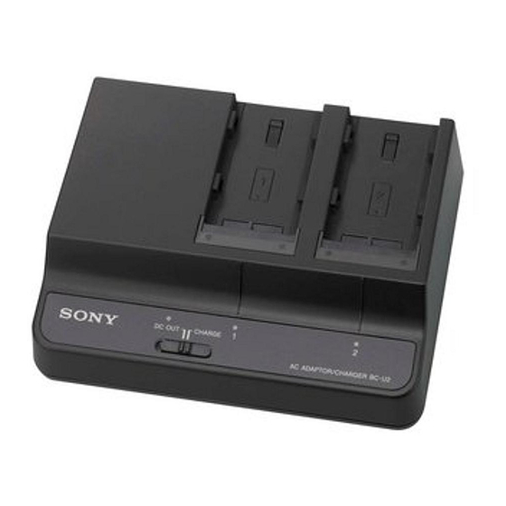 Sony BC-U2 Instrucciones De Instalación