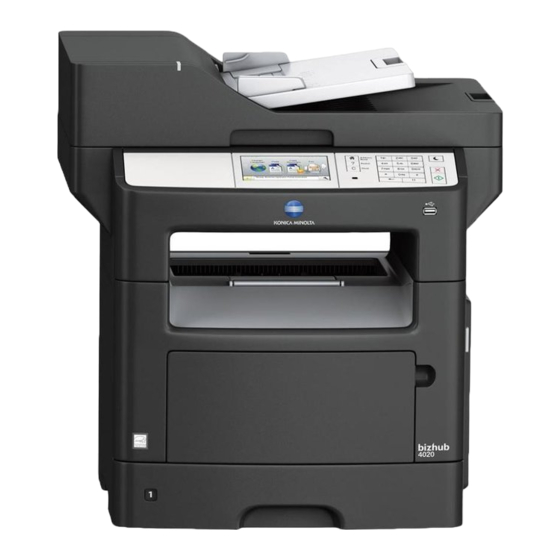 Konica Minolta bizhub 4040 Referencia Rápida