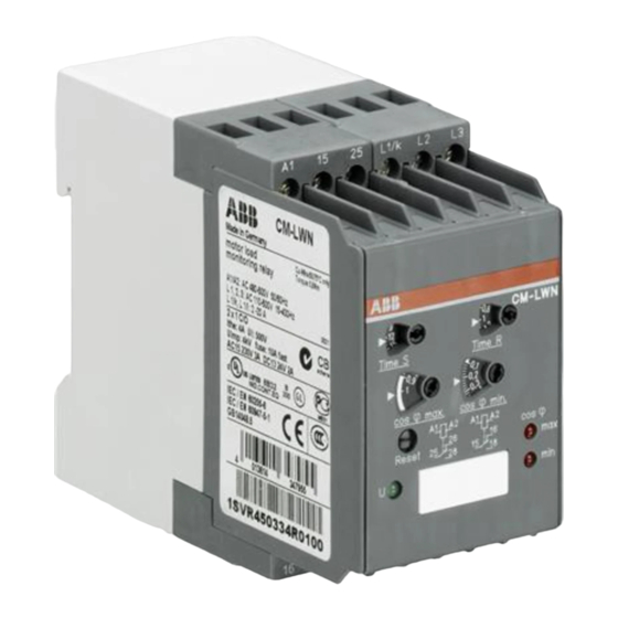 ABB CM-LWN Manual Del Usuario