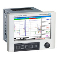 Endress+Hauser Memograph M RSG45 Manual De Instrucciones