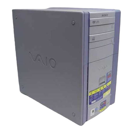 Sony VAIO PCV-RX83M Guía De Referencia Rápida