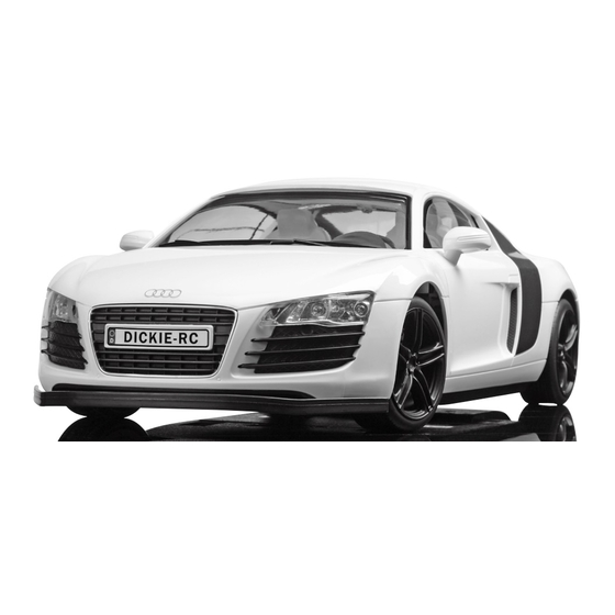 DICKIE TOYS Audi R8 Manuales