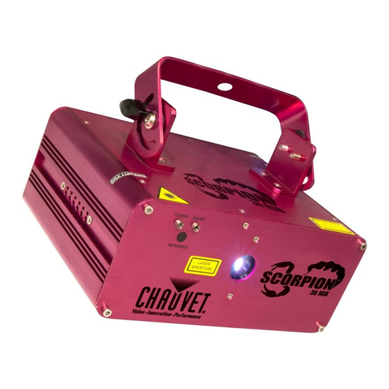 Chauvet Scorpion 3D RGB Manuales