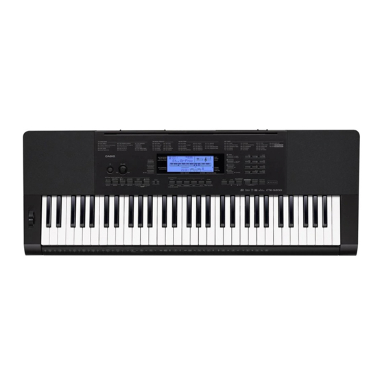 Casio CTK-5200 Guia Del Usuario