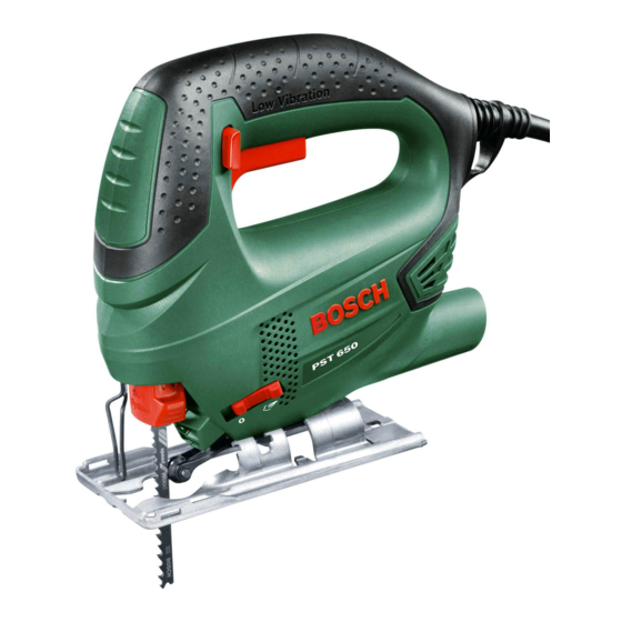 Bosch PST 650 Manual Original