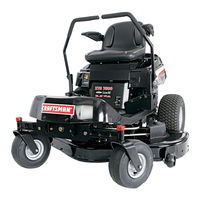 Sears CRAFTSMAN ZTS 7500 Manual Del Operador