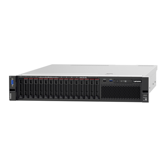 Lenovo ThinkSystem SR850 7X18 Guía De Configuración
