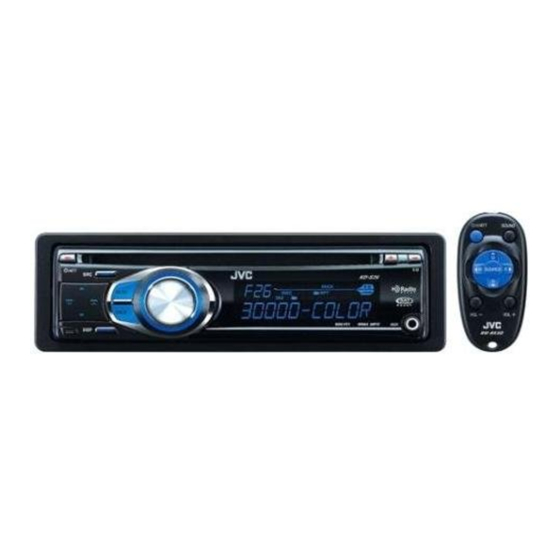 JVC KD-S26 Manual De Instalación/Conexion