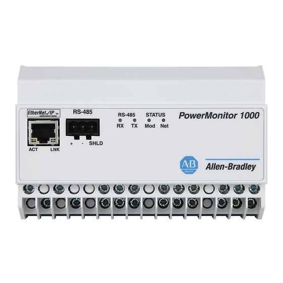 Rockwell Automation Allen-Bradley PowerMonitor 1000 Instrucciones De Instalación
